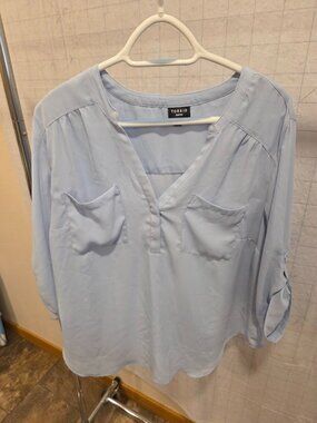 TORRID Harper 3/4 Sleeve Pullover Blouse